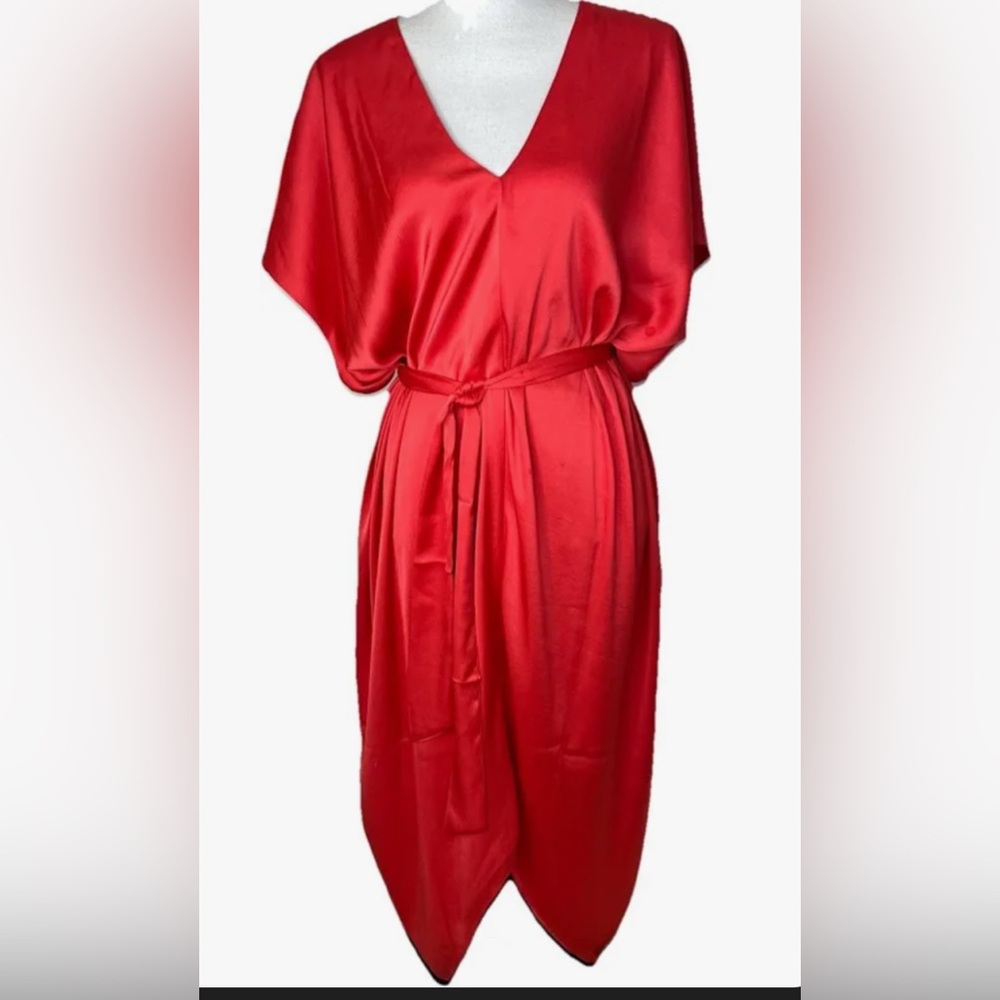 Hatch Vibrant Red Maternity Dress
